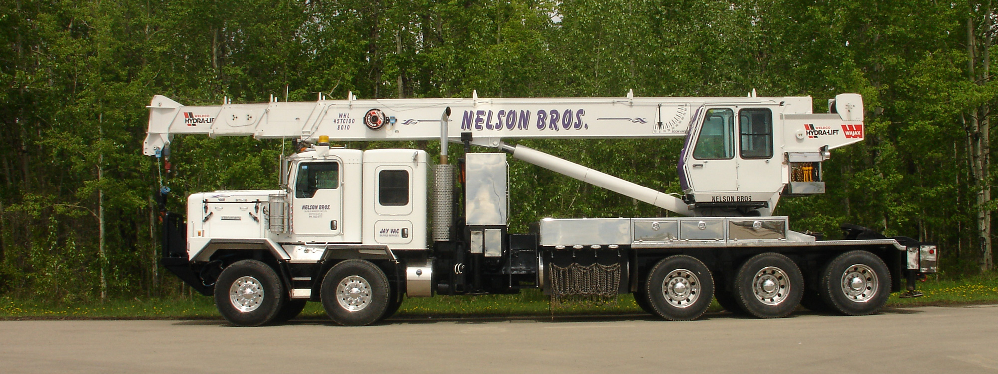 Nelson Bros picker truck equipment