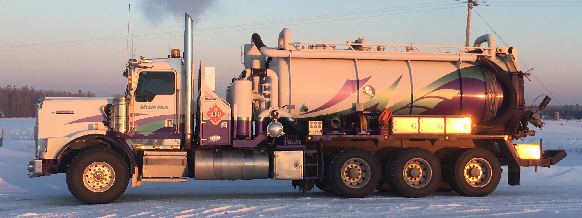Nelson Bros vacuum truck