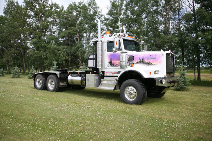 Nelson Bros winch truck